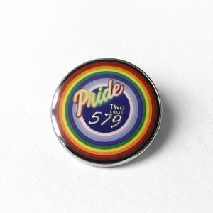 JetBlue TWU Local 579 Flight Attendant Union LGBTQIA+ Rainbow Pride Enamel Pin